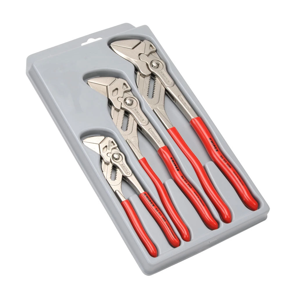 Knipex 002006US2 - 3pc Pliers Wrench Set HAND TOOLS 3 Knipex 002006US2 - 3pc Pliers Wrench Set HAND TOOLS