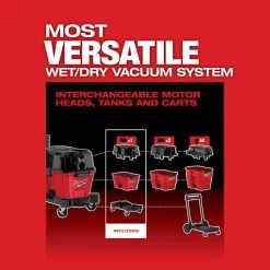 POWER TOOLS Milwaukee 0910-20 - M18 FUEL™ 6 Gallon Wet/Dry Vacuum 28 POWER TOOLS Milwaukee 0910-20 - M18 FUEL™ 6 Gallon Wet/Dry Vacuum