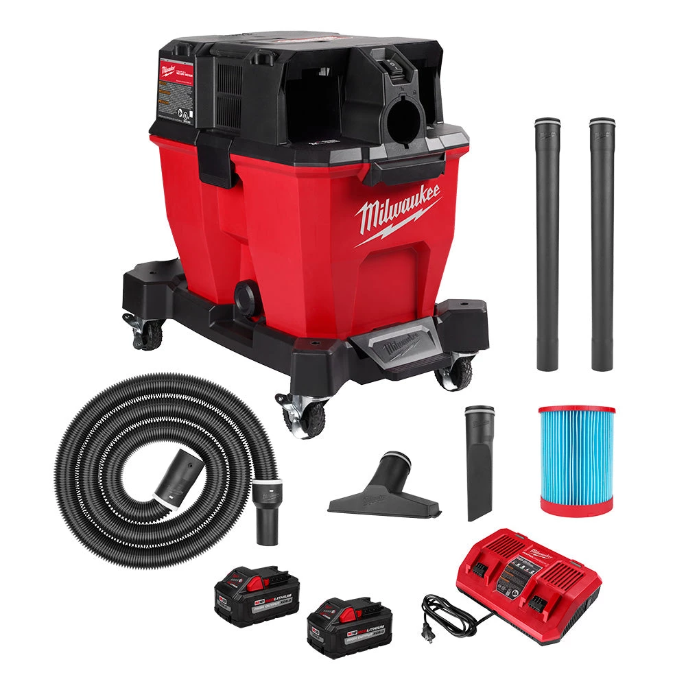 MILWAUKEE POWER TOOLS Milwakee 0920-22HD - M18 FUEL™ 9 Gallon Dual-Battery Wet/Dry Vacuum 3 MILWAUKEE POWER TOOLS Milwakee 0920-22HD - M18 FUEL™ 9 Gallon Dual-Battery Wet/Dry Vacuum