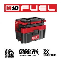 Milwaukee 0970-20 - M18 Fuel PACKOUT 2.5 Gallon Wet/Dry Vacuum 17 Milwaukee 0970-20 - M18 Fuel PACKOUT 2.5 Gallon Wet/Dry Vacuum
