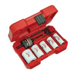Milwaukee 49-22-4005 8 - -pc General Purpose Ice Hardened Hole Saw Kit