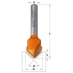 SALE CMT 815.001.11 - V-Grooving Router Bit