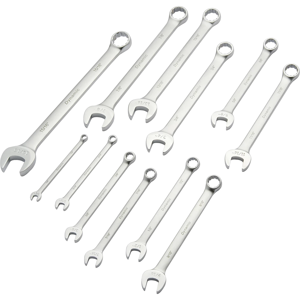 CUTTING ACCESSORIES DYNAMIC GT-D074222 - 12 PIECE SAE WRENCH SET 3 CUTTING ACCESSORIES DYNAMIC GT-D074222 - 12 PIECE SAE WRENCH SET