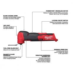 SALE Milwaukee 2526-21XC - M12 Fuel Oscillating Multi-Tool - KIT