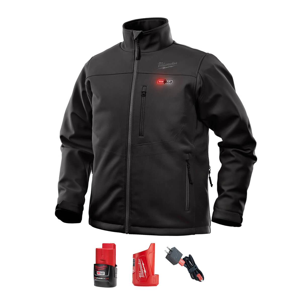 Milwaukee M12 Toughshell Black Heated Jacket Kit WORK WEAR 7 Milwaukee M12 Toughshell Black Heated Jacket Kit WORK WEAR