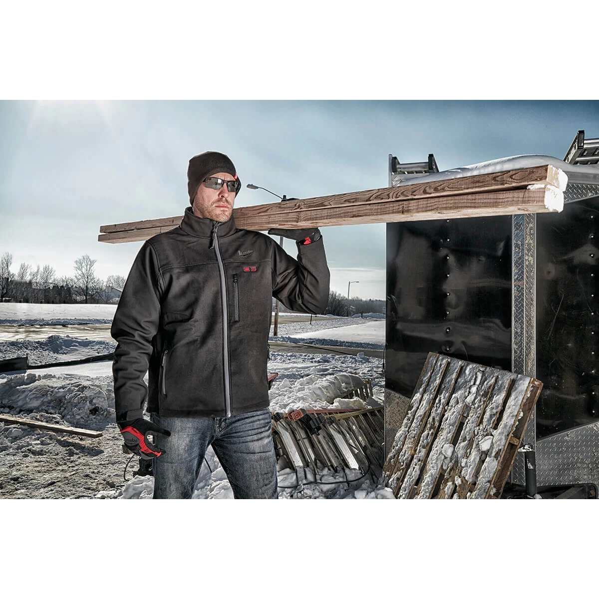 Milwaukee M12 Toughshell Black Heated Jacket Kit WORK WEAR 13 Milwaukee M12 Toughshell Black Heated Jacket Kit WORK WEAR