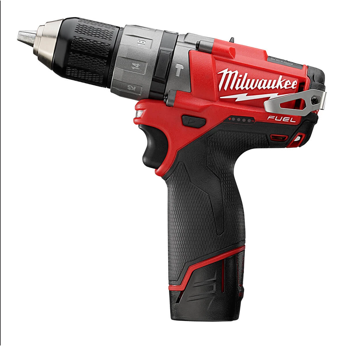 Milwaukee 2404-22 M12 FUEL™ 1/2" Hammer Drill/Driver (Tool Only) - NEW 5 WHAT'S NEW Milwaukee 2404-22 - M12 FUEL™ 1/2" Hammer Drill/Driver (Tool Only)