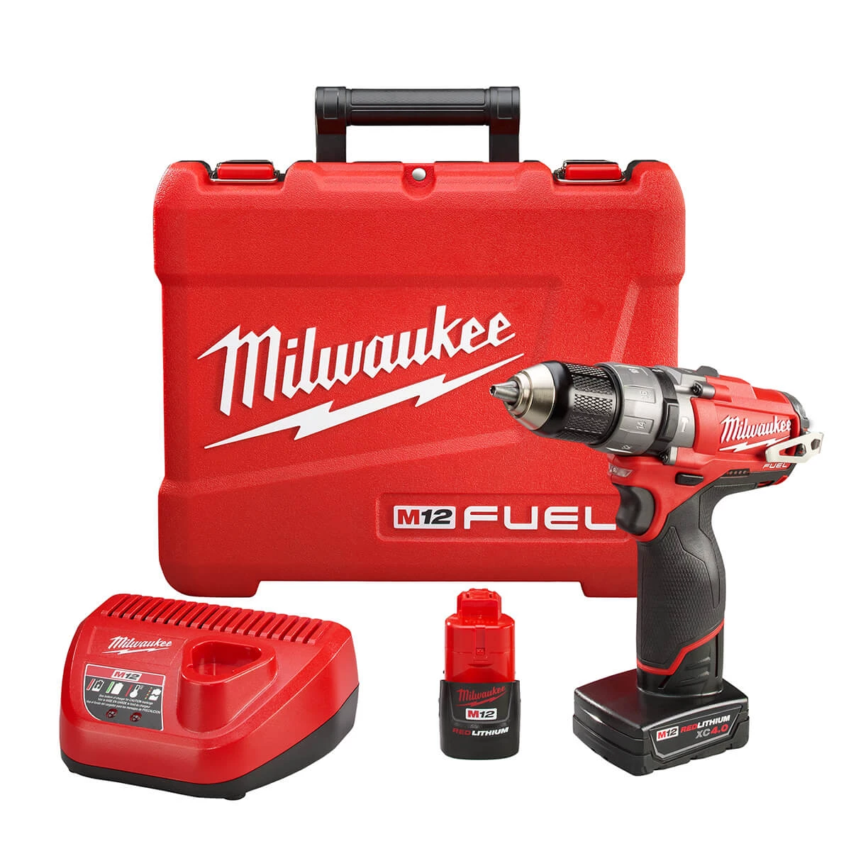 Milwaukee 2404-22 M12 FUEL™ 1/2" Hammer Drill/Driver (Tool Only) - NEW 3 WHAT'S NEW Milwaukee 2404-22 - M12 FUEL™ 1/2" Hammer Drill/Driver (Tool Only)