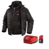 Milwukee MILWAUKEE 251B-21M - E M12 TOUGHSHELL BLACK HEATED JACKET KIT WHAT'S NEW