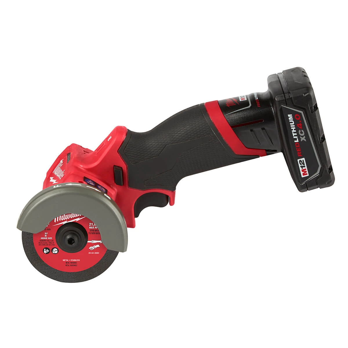 Milwaukee 2522-21XC - M12 FUEL™ 3" Compact Cut Off Tool - Kit 7 Milwaukee 2522-21XC - M12 FUEL™ 3" Compact Cut Off Tool - Kit