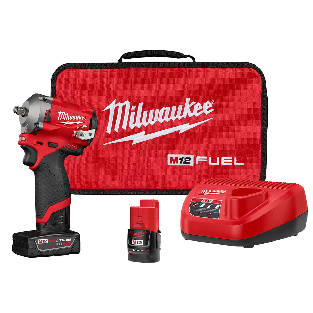 Milwaukee 2554-22 - M12 FUEL 3/8" Stubby Impact Wrench Kit POWER TOOLS 3 Milwaukee 2554-22 - M12 FUEL 3/8" Stubby Impact Wrench Kit POWER TOOLS