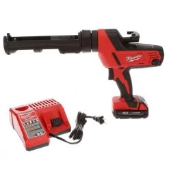 Milwaukee 2641-21CT - M18 10oz Caulking Gun Kit; Includes 1, 1.5Ah Battery & Charger SALE