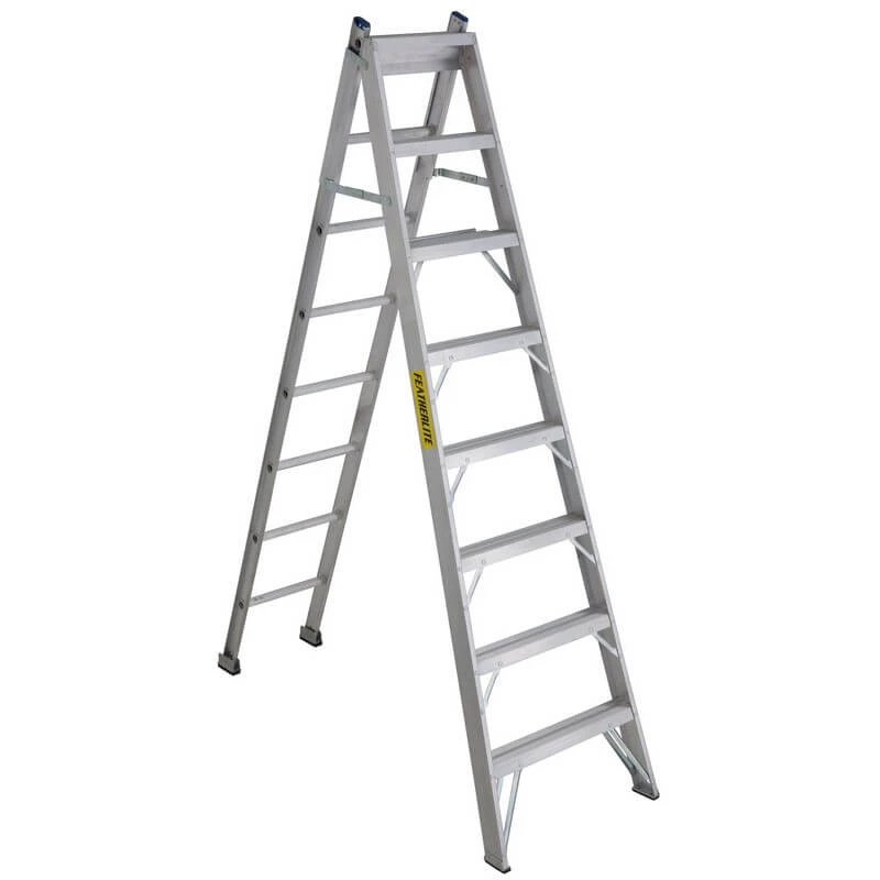 SALE Featherlite 2708 - 8'-16' Aluminum 3 Way Ladder 3 SALE Featherlite 2708 - 8'-16' Aluminum 3 Way Ladder