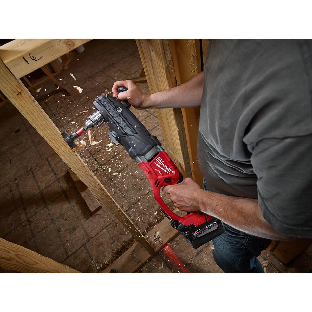 POWER TOOLS Milwaukee 2709-22HD - M18 Fuel 1/2" Super Hawg HD Kit 8 POWER TOOLS Milwaukee 2709-22HD - M18 Fuel 1/2" Super Hawg HD Kit