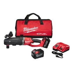 Milwaukee 2711-22HD M18 Fuel Super Hawg Right Angle Drill HD Kit W/ QUIK-LOK POWER TOOLS
