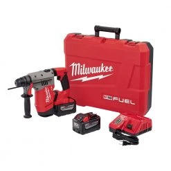POWER TOOLS Milwaukee 2715-22HD - M18 Fuel 1-1/8" SDS+ Rotary Hammer HD; 9.0Ah Batteries;