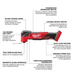 SALE Milwaukee 2836-20 - M18 Fuel Oscillating Tool - Tool Only