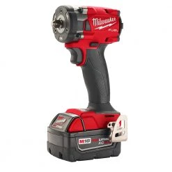 Milwaukee FASTENING Miwlaukee 2854-22 - M18 Fuel 3/8" Compact Impact Wrench Kit - 5.0Ah; Replaces 2754-22