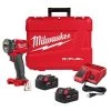 Milwaukee FASTENING Miwlaukee 2854-22 - M18 Fuel 3/8" Compact Impact Wrench Kit - 5.0Ah; Replaces 2754-22