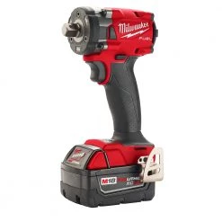 Milwaukee 2855P-22 - M18 Fuel 1/2" Compact Impact Wrench - Pin Detent - Kit FASTENING