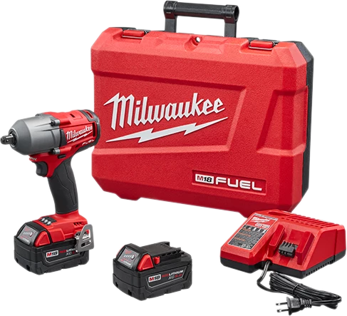 Milwaukee 2860-22 M18 FUEL™ 1/2" Mid-Torque Impact Wrench With Pin Detent Kit POWER TOOLS 3 Milwaukee 2860-22 M18 FUEL™ 1/2" Mid-Torque Impact Wrench With Pin Detent Kit POWER TOOLS