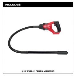 MILWAUKEE 2910-20 - M18 FUEL 4' CONCRETE PENCIL VIBRATOR - Tool Only