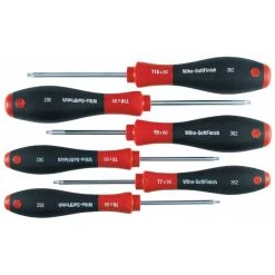 Wiha 36201 - 6pc SoftFinish Torx Screwdriver Set - T6 - T25 HAND TOOLS