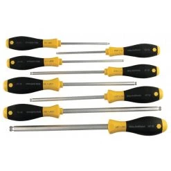 Wiha 36793 - 8pc MagicRing SAE Ball End Hex Screwdriver Set