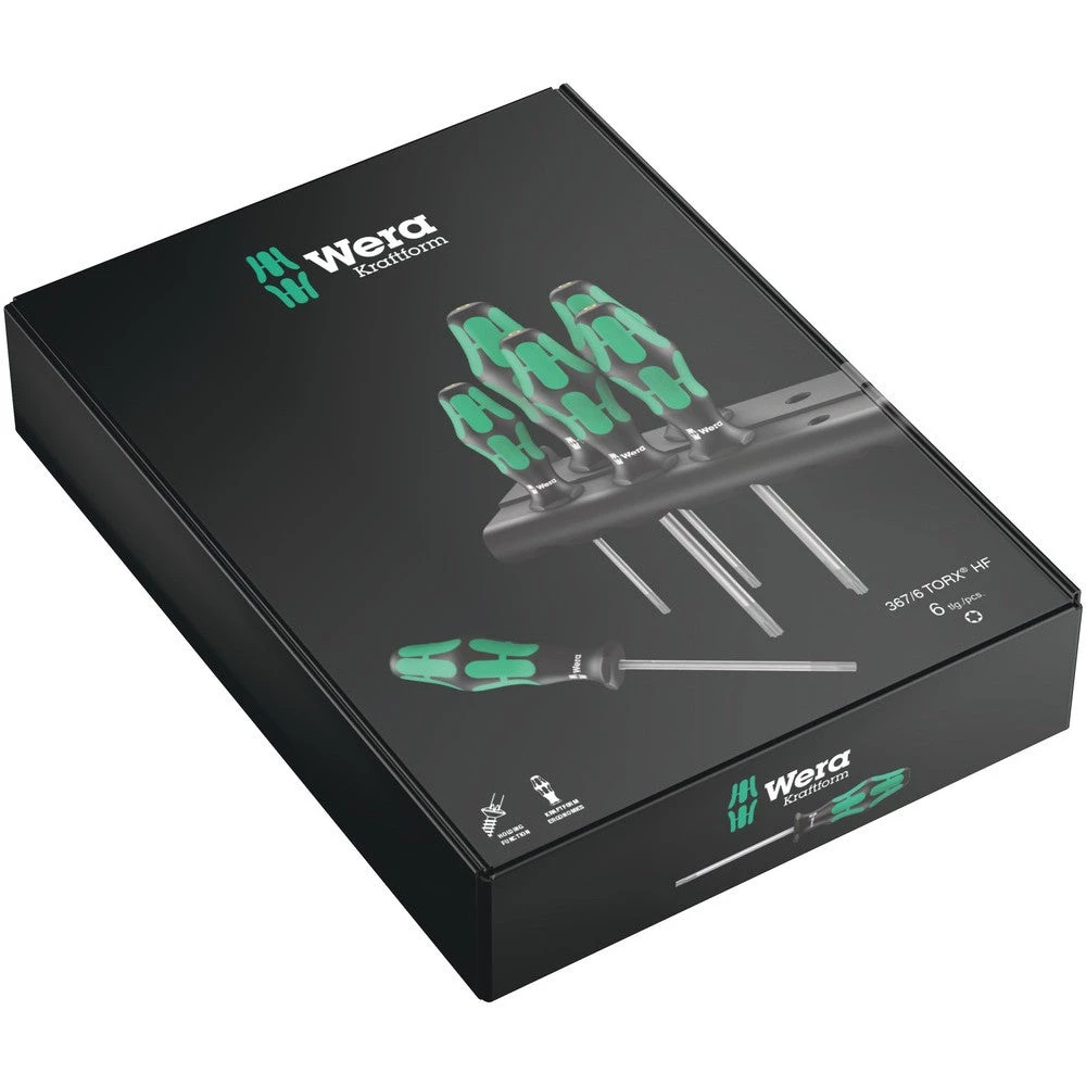 Wera 028059- 367/6 TORX® HF Kraftform Plus Screwdriver Set With Holding Function And Rack 4 Wera 028059- 367/6 TORX® HF Kraftform Plus Screwdriver Set With Holding Function And Rack
