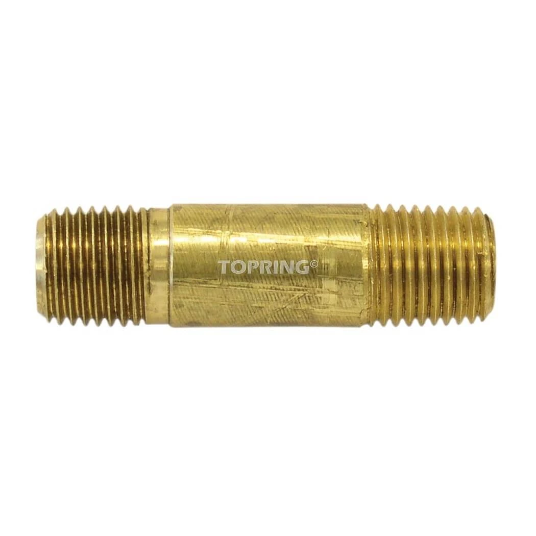 Topring 3/8"x1-1/2" Brass Nipple 3 Topring 3/8"x1-1/2" Brass Nipple