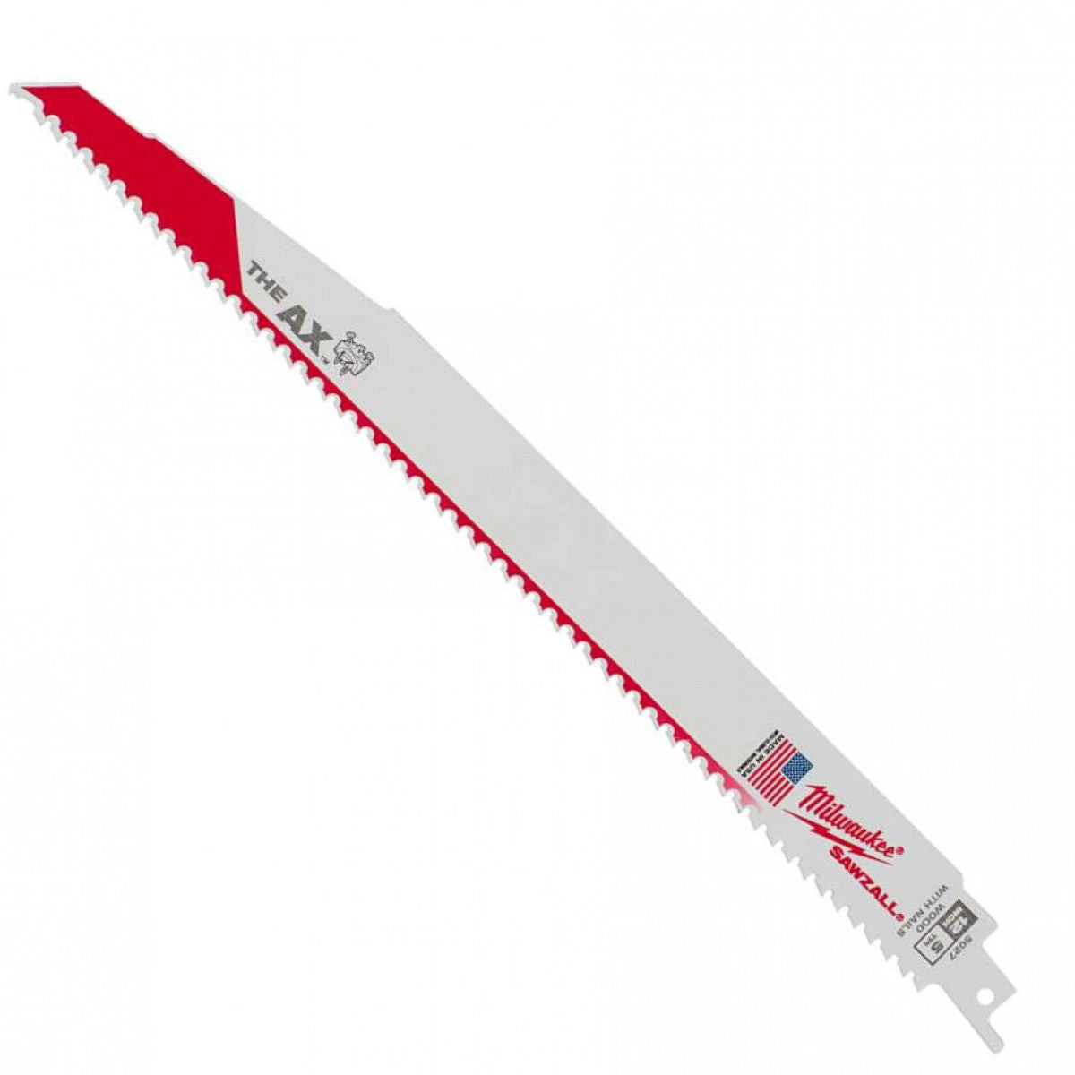 Milwaukee 48-01-7027 - 12" 5 TPI The Ax™ Sawzall® Blade (100 Pk) 3 Milwaukee 48-01-7027 - 12" 5 TPI The Ax™ Sawzall® Blade (100 Pk)