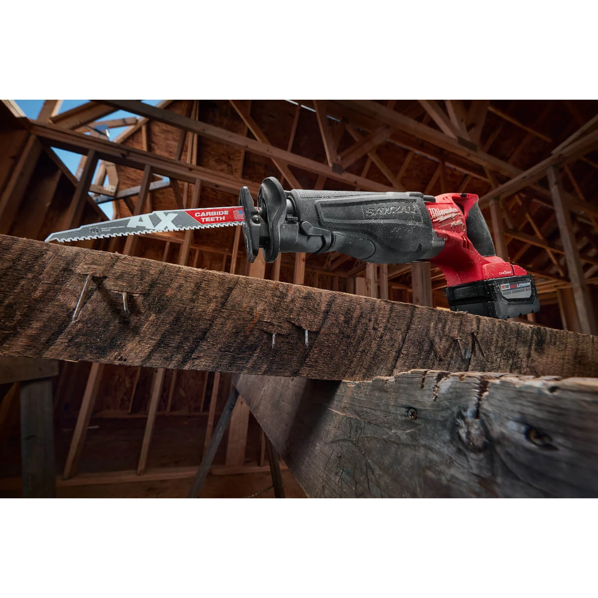 Milwaukee 48-00-5226 SAWZALL® The AX™ With Carbide Teeth Saw Blade 11 Milwaukee 48-00-5226 SAWZALL® The AX™ With Carbide Teeth Saw Blade