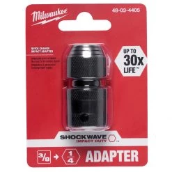 Milwaukee 48-03-4405 - SHOCKWAVE 3/8″ Square To 1/4″ Hex Adapter