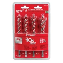 Milwaukee 48-13-0400 - SPEED FEED™ Wood Bit 6-1/2" Set - 4 PC ACCESSORIES
