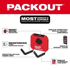 STORAGE Milwaukee 48-22-8334 - PACKOUT™ 4” Straight Hook