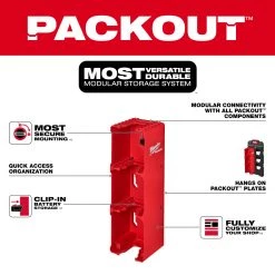 Milwaukee 48-22-8339 - PACKOUT™ M18™ Battery Rack 12 Milwaukee 48-22-8339 - PACKOUT™ M18™ Battery Rack