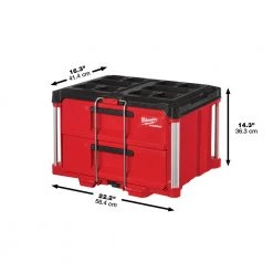 PACKOUT STORAGE Milwaukee 48-22-8442 - PACKOUT™ 2-Drawer Tool Box