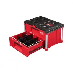 PACKOUT STORAGE Milwaukee 48-22-8442 - PACKOUT™ 2-Drawer Tool Box