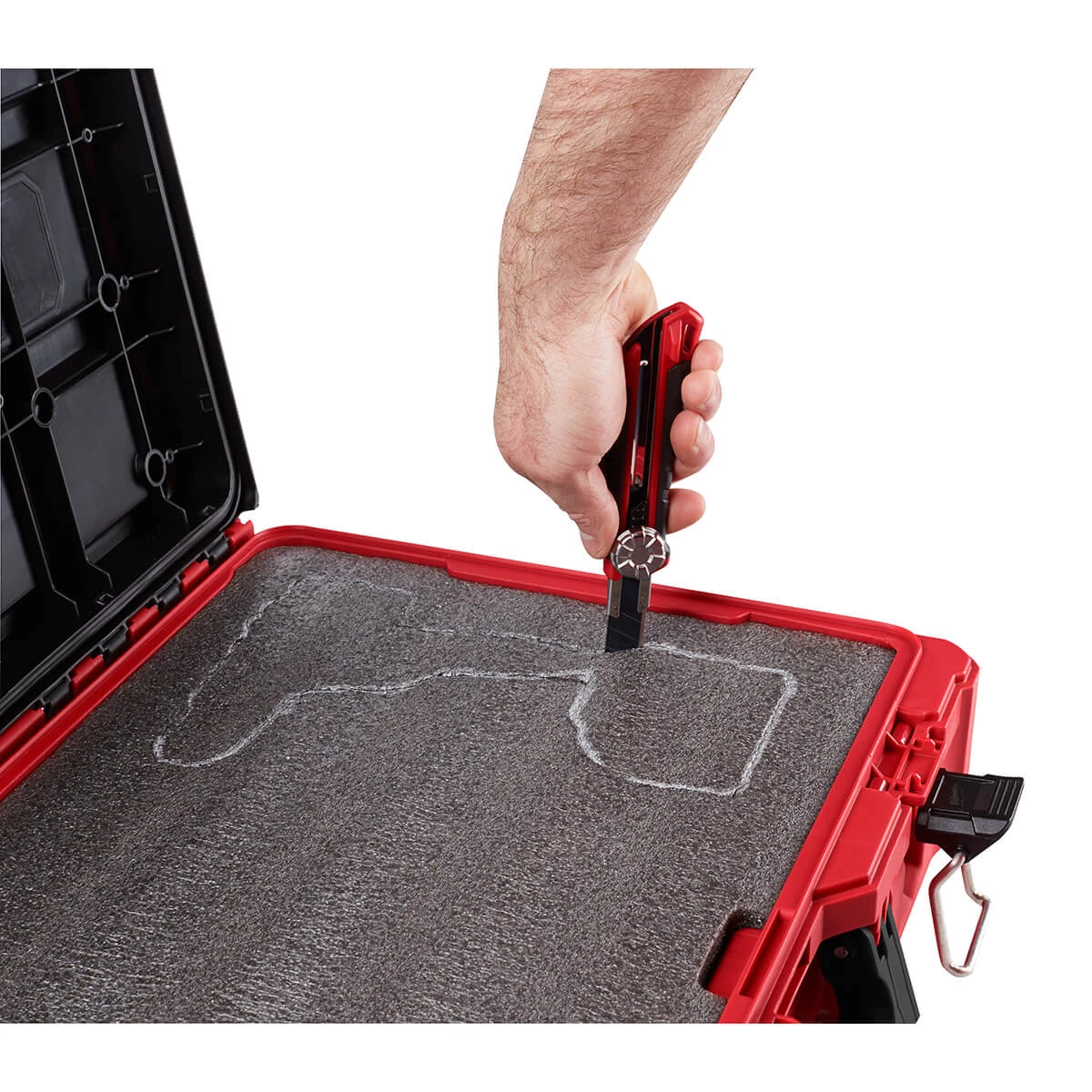 STORAGE Milwaukee 48-22-8450 - PACKOUT Tool Case With Foam Insert 12 STORAGE Milwaukee 48-22-8450 - PACKOUT Tool Case With Foam Insert