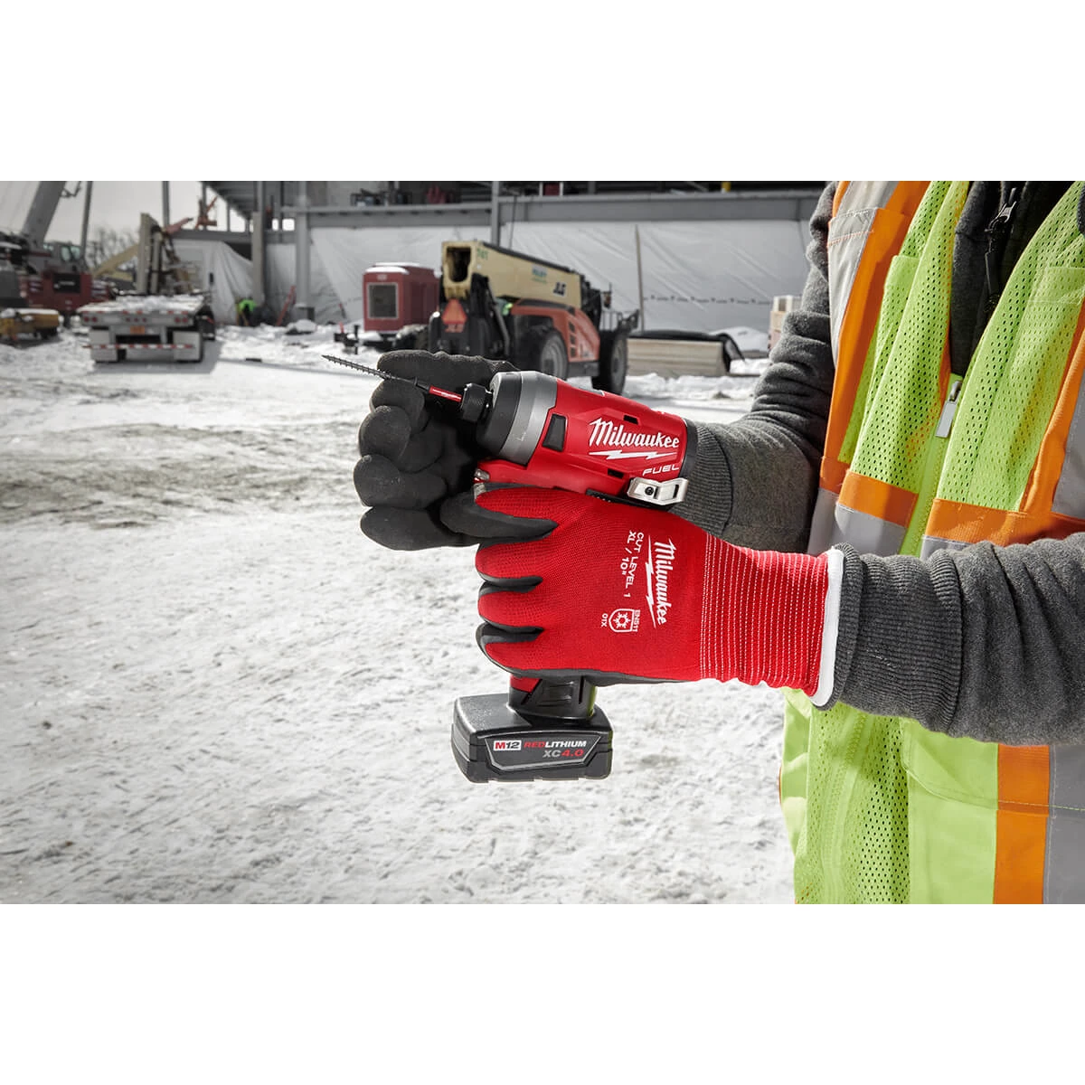 WORK WEAR Milwaukee Cut Level 1 Insulated Gloves - XL 5 WORK WEAR Milwaukee Cut Level 1 Insulated Gloves - XL