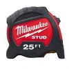 MILWAUKEE 48-22-9725 - 25' STUD TAPE MEASURE 1 MILWAUKEE 48-22-9725 - 25' STUD TAPE MEASURE