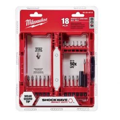 Milwaukee 48-32-4018 - 18pc Shockwave Impact Bit Set ACCESSORIES