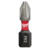 Milwaukee 48-32-4712 - SHOCKWAVE™ Impact Phillips #2 Insert Bits 2 Milwaukee 48-32-4712 - SHOCKWAVE™ Impact Phillips #2 Insert Bits