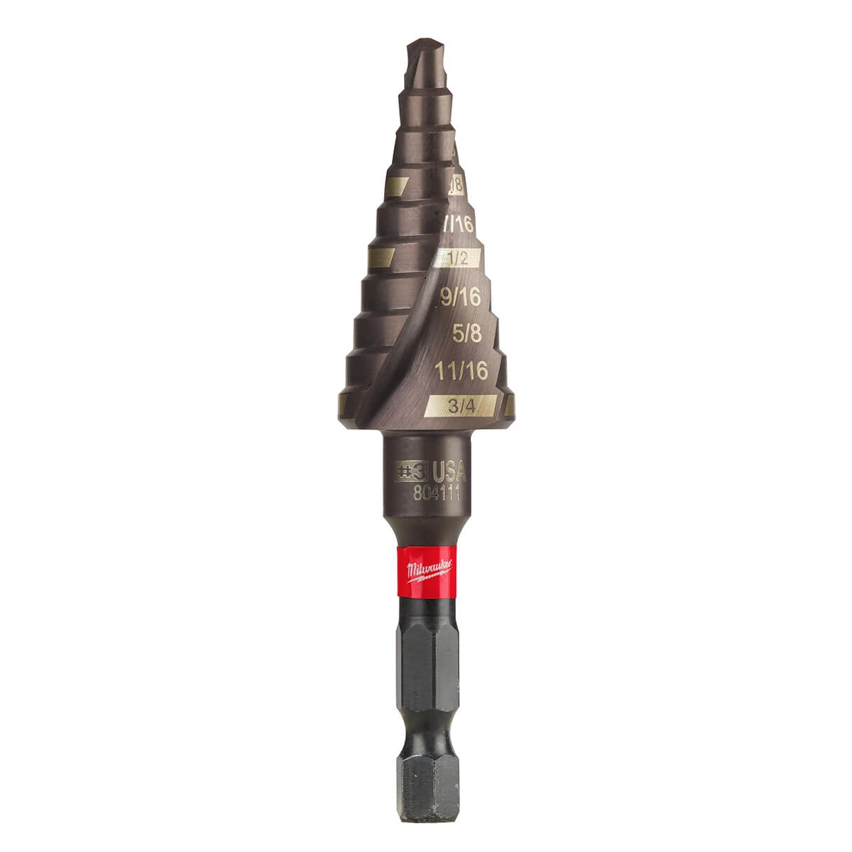 Milwaukee 48-89-9241 - SHOCKWAVE™ Impact Duty™ #1 Step Bit 1/8″ To 1/2″ 4 Milwaukee 48-89-9241 - SHOCKWAVE™ Impact Duty™ #1 Step Bit 1/8″ To 1/2″