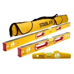 WHAT'S NEW STABILA 48370 - TYPE 196 3-LEVEL SET WITH CASE