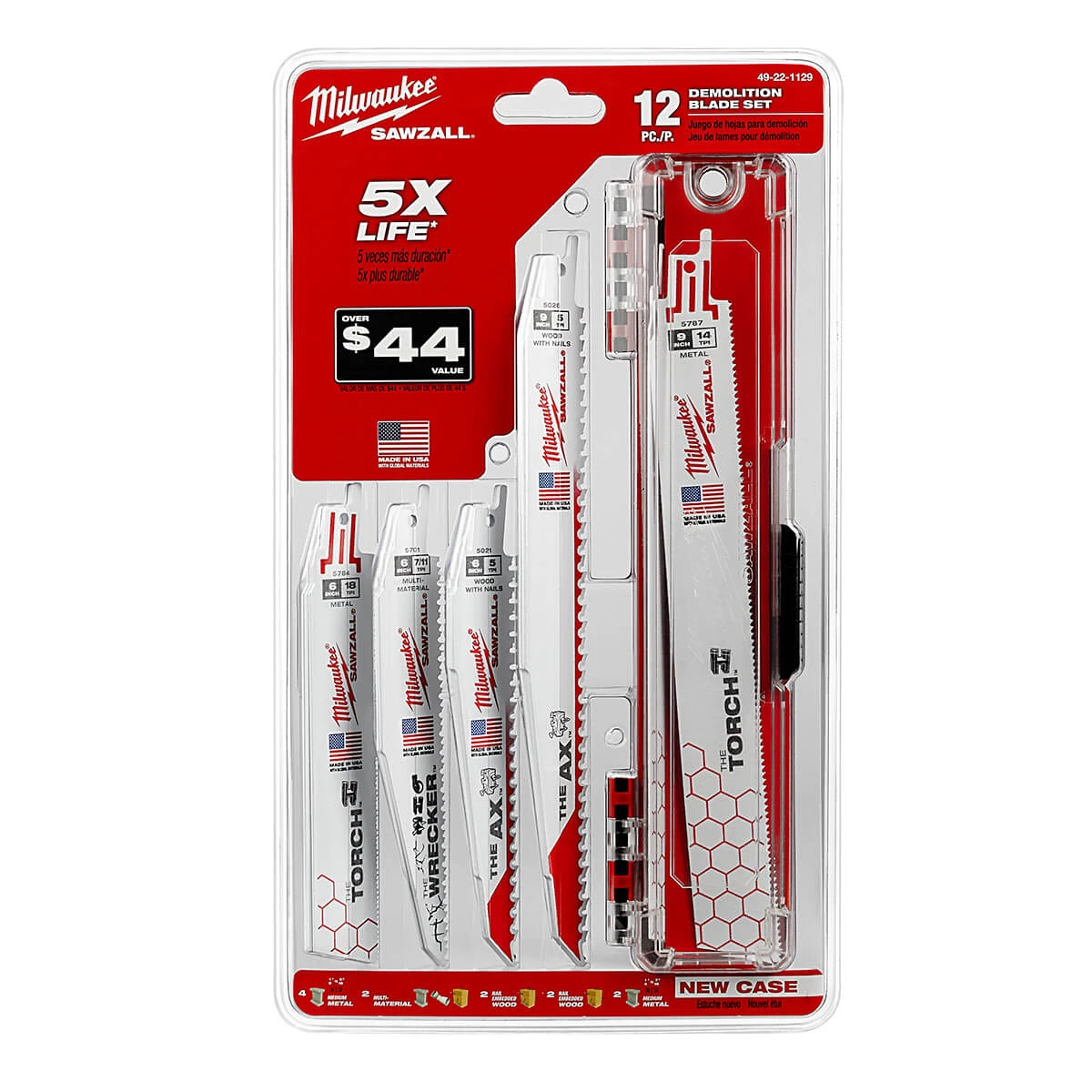 Milwaukee 49-22-3329 - 12PC ULTIMATE DEMOLITION KIT ACCESSORIES 3 Milwaukee 49-22-3329 - 12PC ULTIMATE DEMOLITION KIT ACCESSORIES
