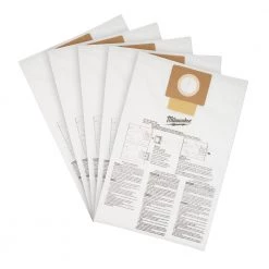 Milwaukee 49-90-1979 - Fleece Dust Bags (5PK) - 6 Gallon SALE