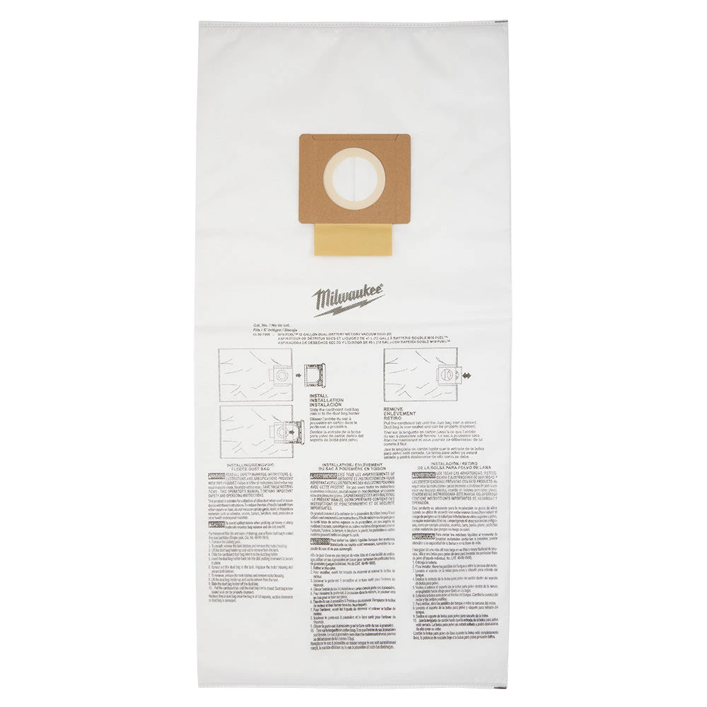 SALE Milwaukee 49-90-1999 - Fleece Dust Bags (5PK) - 12 Gallon 3 SALE Milwaukee 49-90-1999 - Fleece Dust Bags (5PK) - 12 Gallon