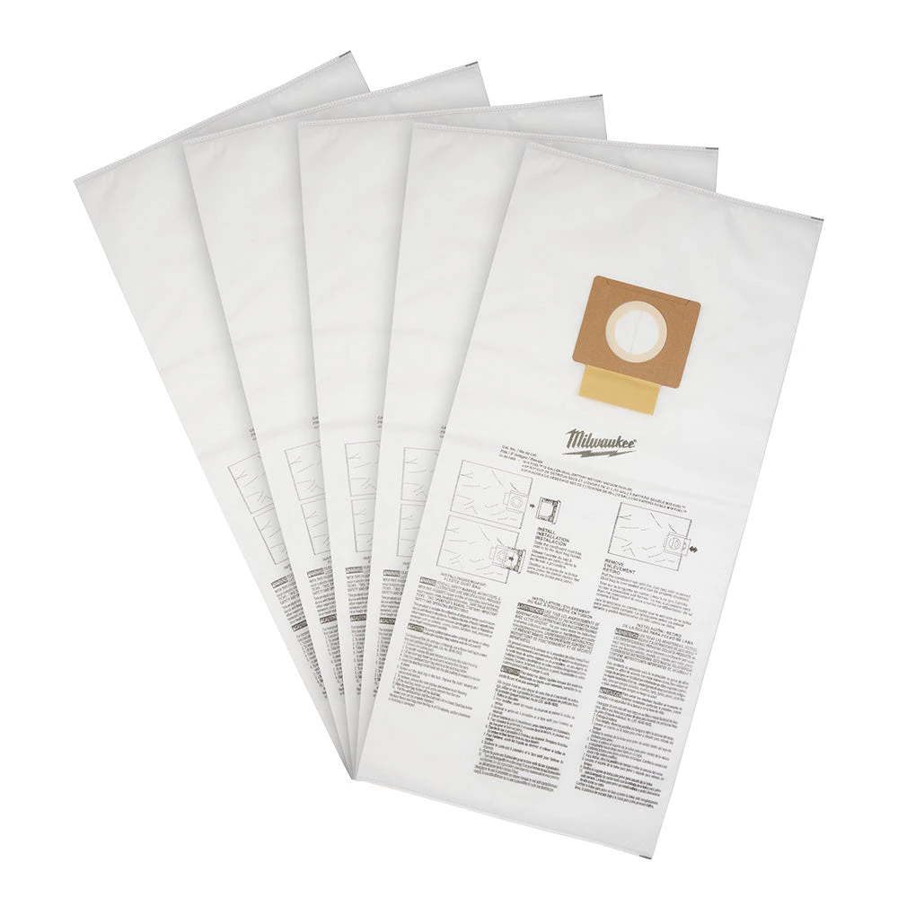 SALE Milwaukee 49-90-1999 - Fleece Dust Bags (5PK) - 12 Gallon 4 SALE Milwaukee 49-90-1999 - Fleece Dust Bags (5PK) - 12 Gallon