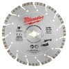 Milwaukee 49-93-7125 - 9" Universal Diamond Blade; For Use With Reinforced Concrete, Concrete, Brick, Block, Green Concrete, Asphalt, Stone, And Granite